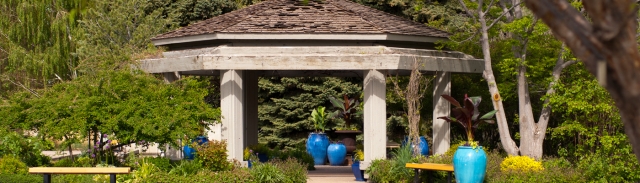 Image of the water garden gazebo